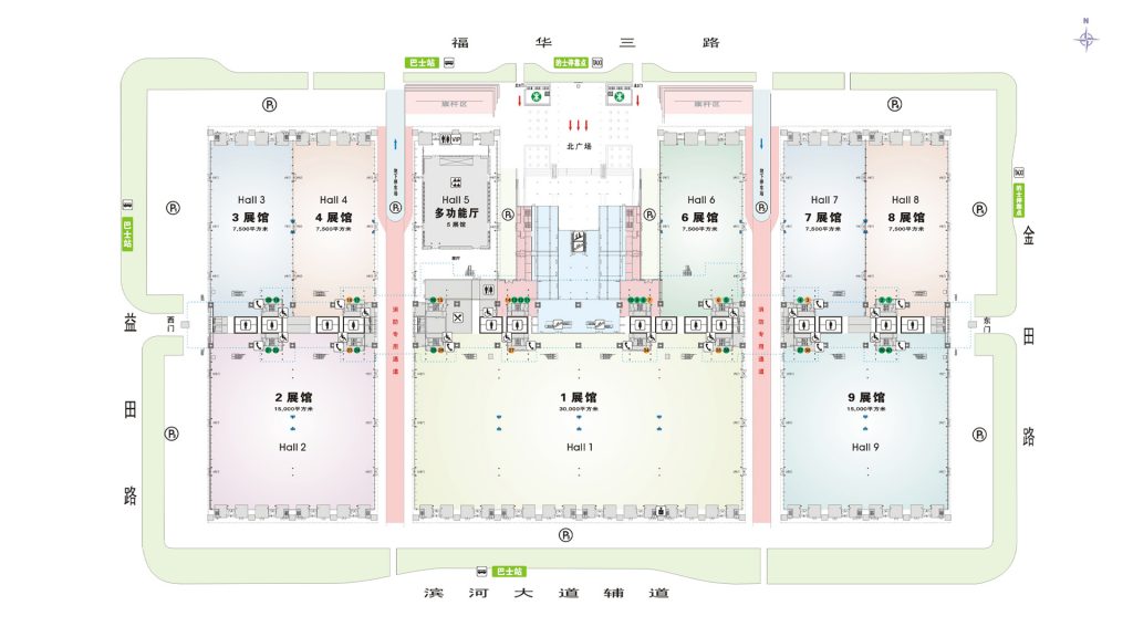 Shenzhen Convention and Exhibition Center Layout - CN